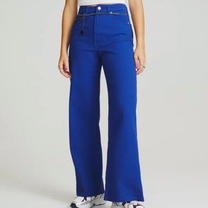 H&M Wide Leg Twill Pants